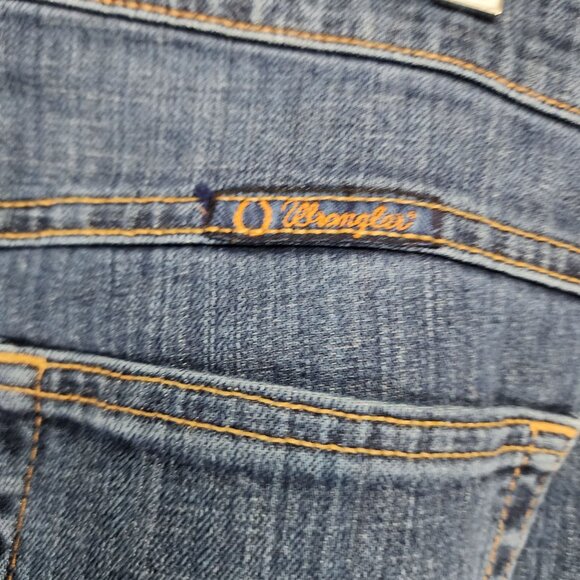 Wrangler Jeans Womens 9 Tall Dark Wash Stretch Mid Rise Bootcut *Read* - Picture 11 of 14